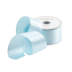 Solid Light Blue Wired Ribbon - 10 Yard Spool