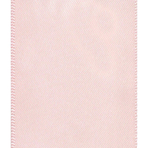 Solid Light Pink Wired Ribbon - 10 Yard Spool