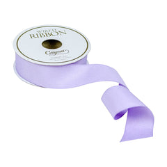 Grosgrain Lavender Wired Narrow Ribbon - 1 Spool Of Ribbon