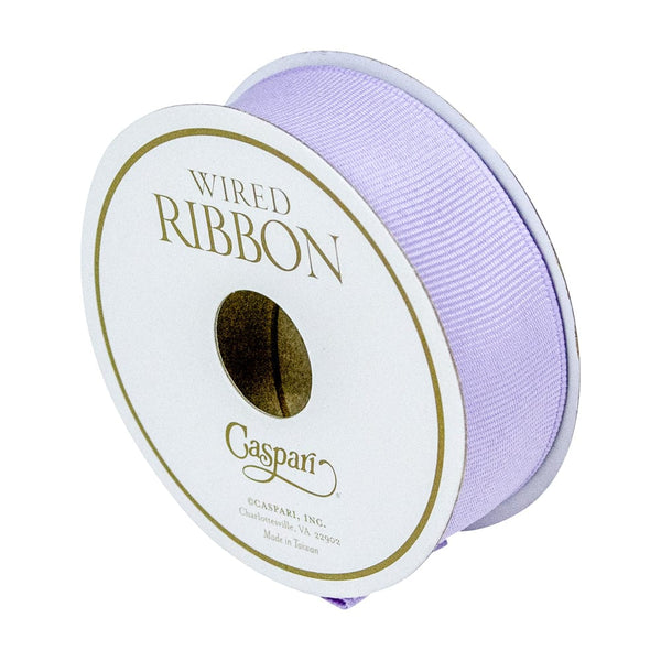 Grosgrain Lavender Wired Narrow Ribbon - 1 Spool Of Ribbon