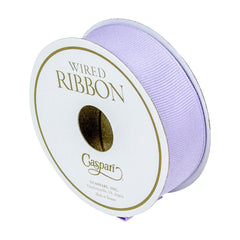 Grosgrain Lavender Wired Narrow Ribbon - 1 Spool Of Ribbon