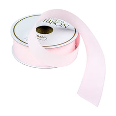 Grosgrain Powder Wired Pink Narrow Ribbon - 1 Spool Of Ribbon