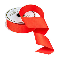 Grosgrain Mandarin Wired Narrow Ribbon - 1 Spool Of Ribbon